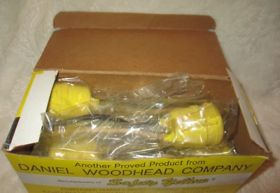 Daniel Woodhead Co.~Safety Yellow Watertite Sockets~6 Sockets~Original Box - Image 1 of 4
