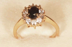 Bague en Plaqué Or et Pierres - Réf. 040001 - Imagen 1 de 1