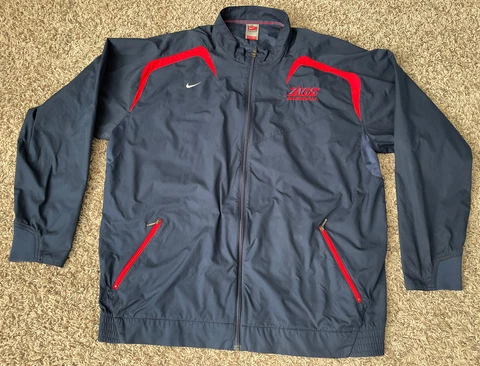 Nike Fit Storm Gonzaga Zags Baseball Team Issue XL Full Zip Jacket Cover