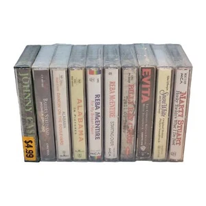 Country Music Cassette Lot Vintage 90's - Disney, Streisand, Reba, Alabama - New - Picture 1 of 13
