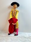 Spanish Matador Yellow Red Black  8" Made in Spain 1950s