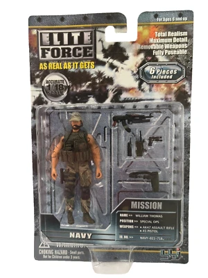 BBi 1/18 Elite Force - US Navy Special Ops "William Thomas" - NIP - Image 1 of 3
