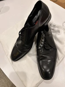 Lloyd Men's Black Leather Lace Up Dress Shoes. Made in Germany size 45 - Picture 1 of 5