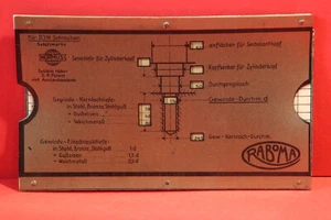 RABOMA / NORMUS SLIDE RULE FOR DJN SCREW SYSTEM D.R. PATENT extremelly RAR - Bild 1 von 6