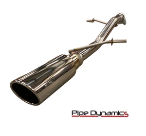 PIPE DYNAMICS MK8 FIESTA 1.0 ECOBOOST '18+ BACK BOX MUFFLER DELETE EXHAUST 3.5" - Picture 1 of 3