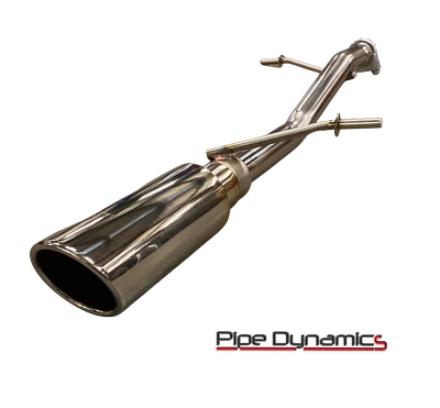 PIPE DYNAMICS MK8 FIESTA 1.0 ECOBOOST '18+  BACK BOX MUFFLER DELETE EXHAUST 3.5" - Image 1 of 3