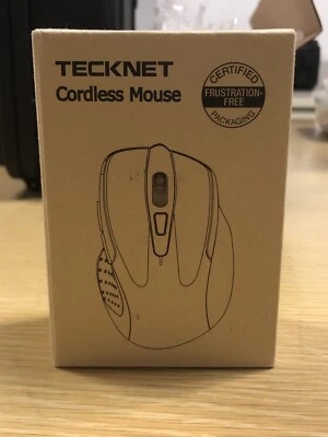 Tecknet Cordless Optical Mouse M006 Wireless New BLUE - Image 1 of 2