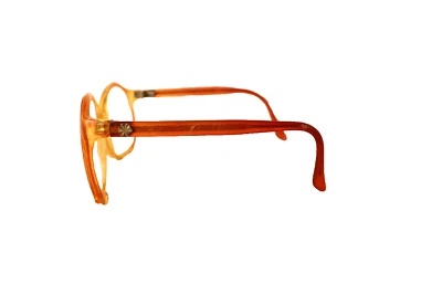 Vintage Transparent Red Round Butterfly Oversized Eyeglasses Frame Glasses - Image 1 of 4