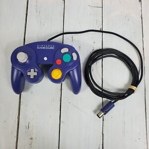 Official OEM Nintendo Gamecube Controller Indigo Purple DOL-003 Tested Works