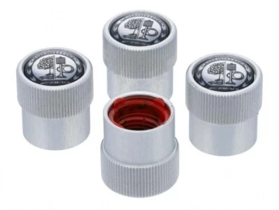 Original Mercedes-Benz AMG Ventilzierkappen Ventilkappen Satz silber B66472005 - Bild 1 von 2