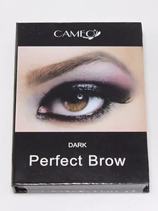 Cameo Cosmetics Perfect Brow- Dark Brown Eyebrows Brush Stencils Tweezer Brush - Picture 1 of 5