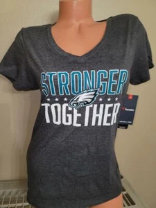 11227 Mujer PHILADELPHIA EAGLES V-Neck Stronger Together camiseta de fútbol - Imagen 1 de 1