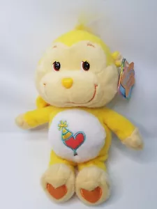 Care Bears Playful Heart Monkey Cousin Yellow Plush 2003 Collectors Edition Tag - Picture 1 of 7