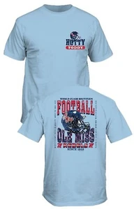 Camiseta de fútbol manga corta Ole Miss Rebels Lt azul Hotty Toddy - Imagen 1 de 8