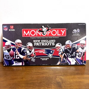 New England Patriots Monopoly Brettspiel Sammleredition Tom Brady komplett - Bild 1 von 15