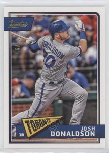 2018 Panini Chronicles Classics Timeless Tributes Gold /99 Josh Donaldson #14