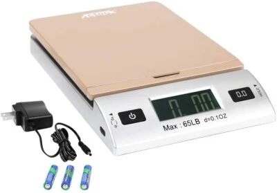 Acteck A-CK65 GS 65 lb x 0.1OZ Digital Postal Shipping Scale Adapter + Batteries - Image 1 of 2