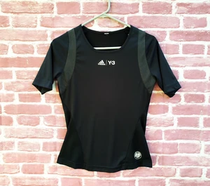 🔥 Roland Garros Paris Adidas Y-3 Black Tennis Shirt Women's Small S Y3 - Picture 1 of 4