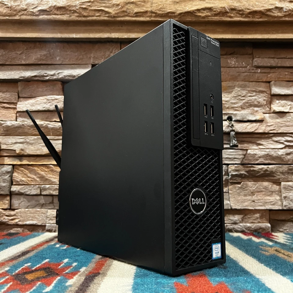 Dell Precision 3420 W11 SFF PC! Xeon E3-1270v5 Quadro P1000 4gb 16GB 256SSD Wifi - Image 1 of 4
