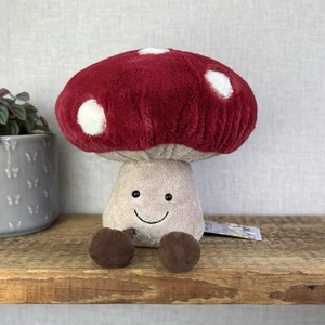 Champiñón Jellycat Divertible - Primer Lanzamiento Original Toadstool Woodland Peluche - Imagen 1 de 9