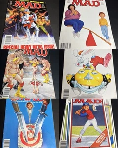 Mad Magazine Lot No. 282-285, No. 287-288 1988 & 1989 - Picture 1 of 14