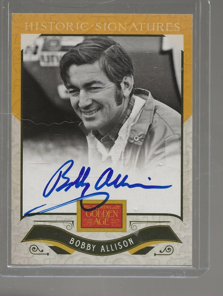 2012 Panini Golden Age Historic Signatures #40 Bobby Allison ON CARD  AUTO - Image 1 of 2