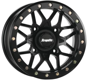 DragonFire Typhon UTV Wheel 15X6 4/137+40 Black - Picture 1 of 1