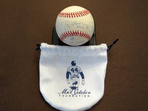 ROD CAREW TWINS ANGELS HOF STAT SIGNED AUTO LIMITED EDITION BASEBALL REGGIE JAX - Picture 1 of 9