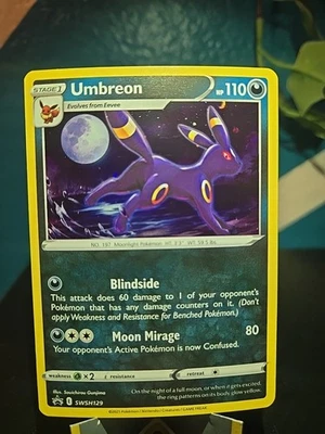 Umbreon SWSH129 SWSH: Sword & Shield Promo Cards Holo - Image 1 of 2