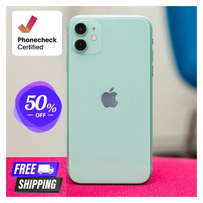 Apple iPhone 11 128 ГБ 64 ГБ разблокированный Verizon Straight Talk — белый зеленый фиолетовый - Изображение 1 из 4