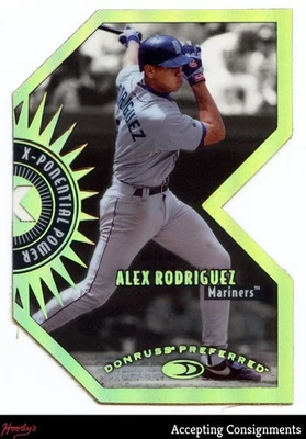 1997 Donruss Preferred X-Ponential Power #7B Алекс Родригес МОРЯКИ 1744/3000 - Изображение 1 из 2