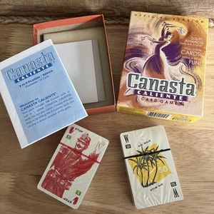 Canasta Caliente Card Game Official Version Double Deck Hasbro Parker Bros. New - Picture 1 of 4