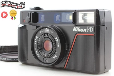 ISO1000[MINT w/Strap] Nikon L35 AD Pikaichi Point & Shoot Film Camera From JAPAN - Image 1 of 4