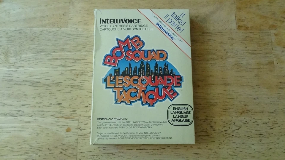 INTELLIVISION BOMB SQUAD L'ESCOUADE TACTIQUE BOXED - Image 1 of 4