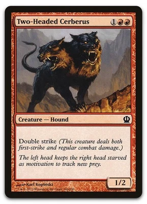 Two-Headed Cerberus #146 (NM) Theros THS Magic MTG - Image 1 of 2