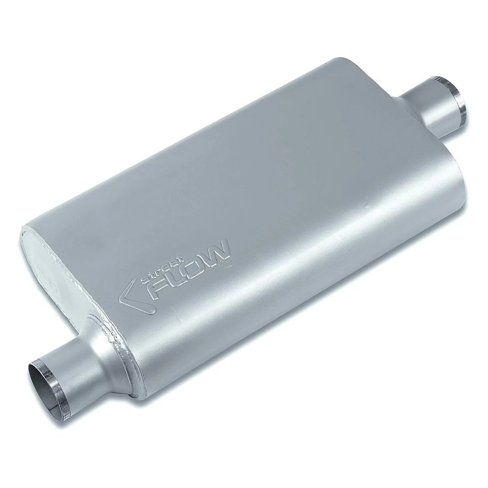 For GMC C3500HD 95-99 Aluminized Steel Oval 3 Chamber Exhaust Muffler Foto 1 de 4