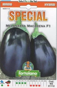 Aubergine Macarena F1 - Hybrid-Special L'Ortolano - Picture 1 of 1