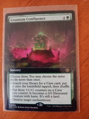 Cosmium Confluence Magic The Gathering Rare Ixalan 379 SHOWCASE BORDERLESS - Image 1 of 2
