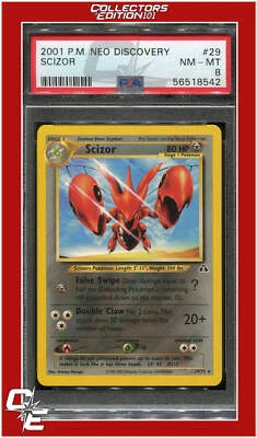 Neo Discovery 29 Scizor PSA 8 - Image 1 of 2