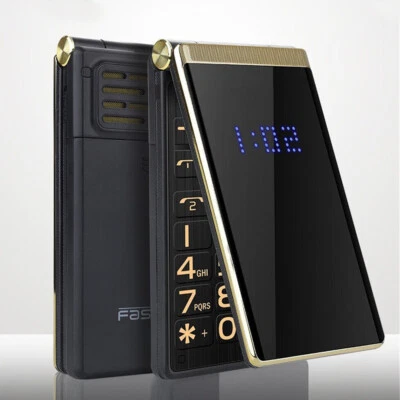 Big Screen Dual Sim Unlocked Flip Cell Phone for Seniors Easy-to-Use - Image 1 of 4
