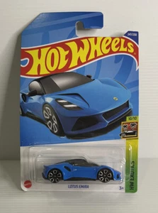 2022 HOT WHEELS- Lotus Emira Blue 247/250 HW Exotics Long Card - Picture 1 of 2
