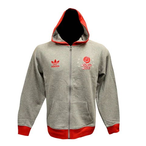 adidas Men's Memphis Sound Full Zip Hoody Originals HWC Gray Large Cover