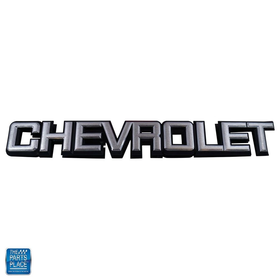 1981-1987 Chevy Truck Blazer Tailgate Trim Panel Emblem EA - Image 1 of 1
