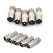 5/10pcs F Type Female Metric to PAL Male Jack RF Coax Connector Adapter Coaxial