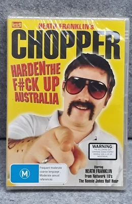 NEW: CHOPPER HARDEN THE F#CK UP AUSTRALIA Comedy DVD Region ALL PAL Free Post - Image 1 of 2