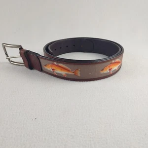 Columbia Red Drum Fish Belt Mens 42 New without Tags - Picture 1 of 5
