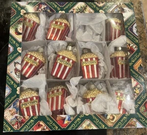 Popcorn Ornament Alte Welt Weihnachten 11 Stück! - Bild 1 von 5