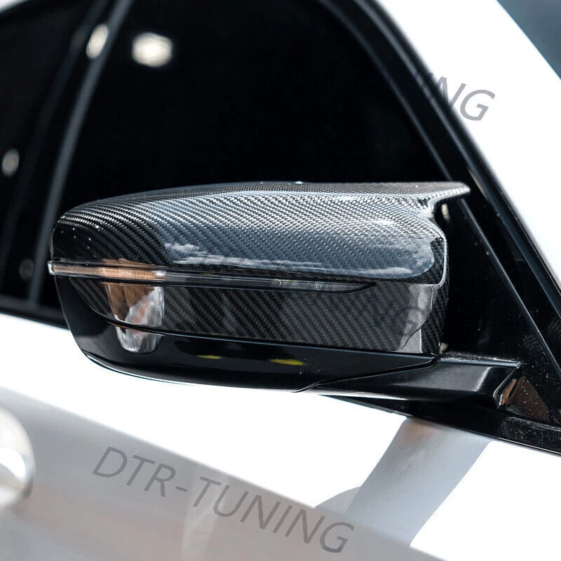 Cubiertas de espejo retrovisor deportivo de fibra de carbono M Tuning para BMW Serie 5 M550i M550d G30 Foto 1 de 4