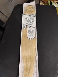 Pure Clip On Extensions - 100% Human Remy Hair - 22" - Color 613 (9 PCS) - Picture 1 of 6