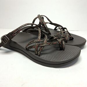 Chaco Womens Zong X Ecotread Sport Sandals Size 9 Stitch Brown Strappy Slip On